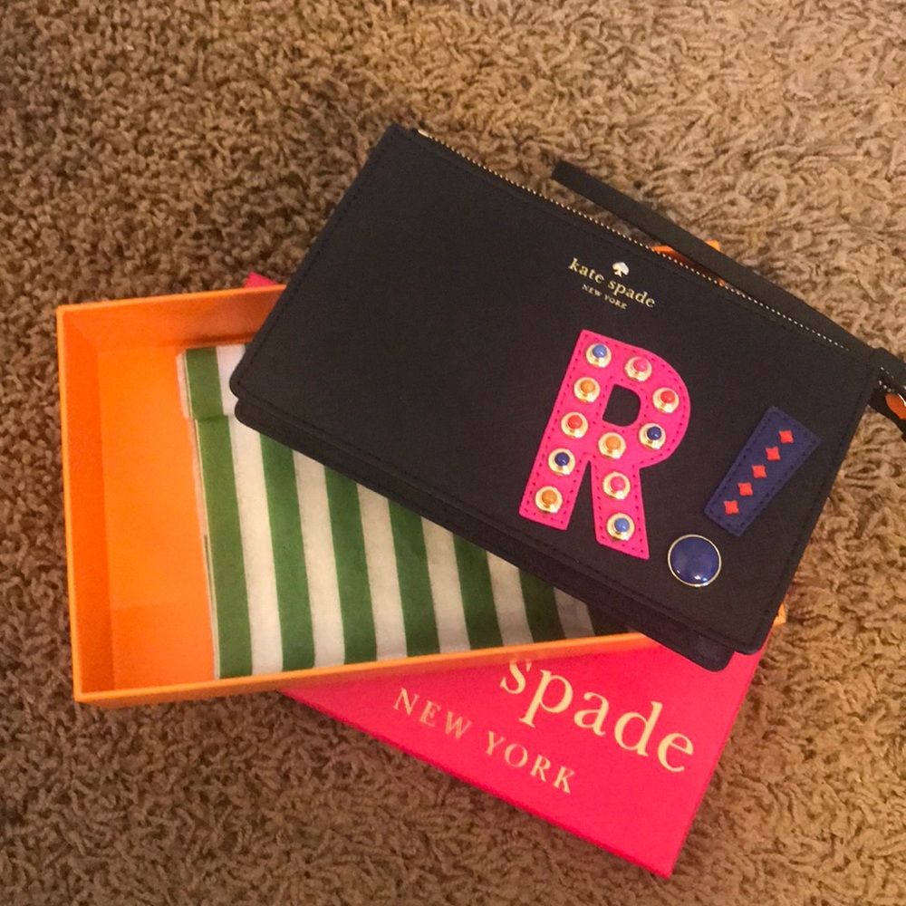 Kate Spade Hartley Lane Leila “R” Wristlet/Wallet